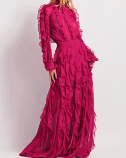 PatBO Ruffle Maxi Skirt (FINAL SALE)- Matching Sets|Bottoms
