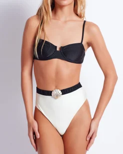 PatBO SEASHELL HIGH CUT BIKINI BOTTOM (FINAL SALE)- Bikinis