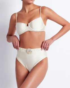 PatBO SEASHELL HIGH CUT BIKINI BOTTOM (FINAL SALE)- Bikinis