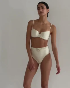PatBO SEASHELL HIGH CUT BIKINI BOTTOM (FINAL SALE)- Bikinis
