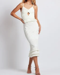 PatBO Sleeveless Lace Midi Dress (FINAL SALE)- Dresses & Jumpsuits