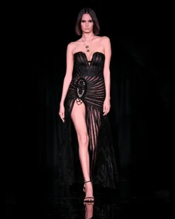PatBO Sparkle Tulle Strapless Maxi Dress (RUNWAY)- Dresses & Jumpsuits
