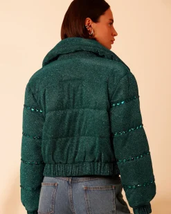 PatBO Stardust Beaded Bomber- Jackets