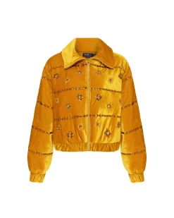 PatBO Stardust Beaded Bomber (FINAL SALE)- Jackets