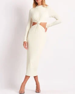 PatBO Stretch Knit Midi Dress (FINAL SALE)- Dresses & Jumpsuits