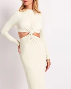 PatBO Stretch Knit Midi Dress (FINAL SALE)- Dresses & Jumpsuits