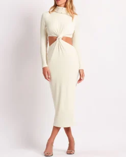 PatBO Stretch Knit Midi Dress (FINAL SALE)- Dresses & Jumpsuits
