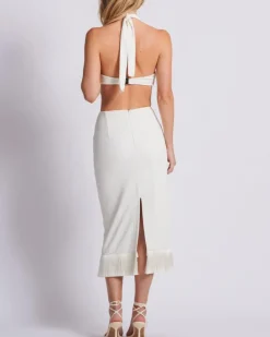 PatBO Stretch Midi Skirt (FINAL SALE)- Matching Sets|Bottoms