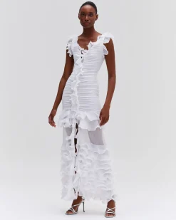 PatBO Stretch Tulle Maxi Dress (RUNWAY)- Dresses & Jumpsuits