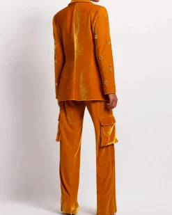 PatBO Velvet Cargo Pants (FINAL SALE)- Bottoms