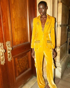 PatBO Velvet Cargo Pants (FINAL SALE)- Bottoms