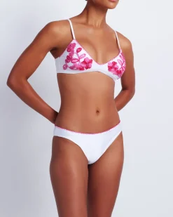 PatBO Viera Embroidered Bikini Bottom (FINAL SALE)- Bikinis