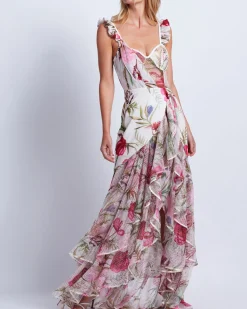 PatBO Viera Lace Bustier Maxi Dress (FINAL SALE)- Dresses & Jumpsuits