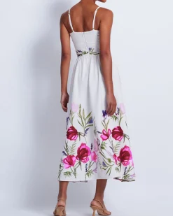 PatBO Viera V-Neck Midi Dress (FINAL SALE)- Dresses & Jumpsuits