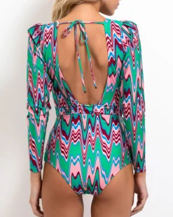 PatBO Wave Cut-Out Bodysuit (FINAL SALE)- One Pieces