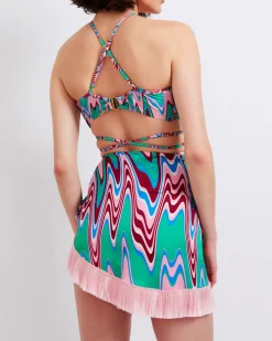 PatBO Wave Tie Wrap Bikini Top (FINAL SALE)- Bikinis