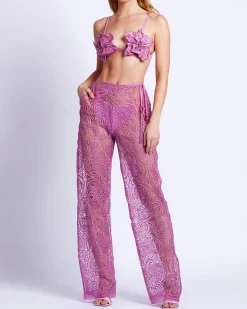 PatBO Wide Leg Lace Pants- Matching Sets