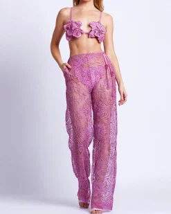 PatBO Wide Leg Lace Pants- Matching Sets