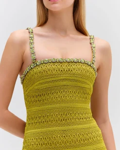 PatBO Woven Fringe Maxi Dress (FINAL SALE)- Dresses & Jumpsuits