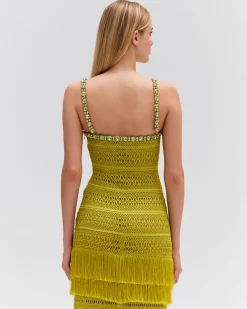 PatBO Woven Fringe Maxi Dress (FINAL SALE)- Dresses & Jumpsuits